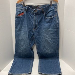 Indigo Palms Jeans Mens 38 x 30 original Fit Denim Wash Out Tommy Bahama